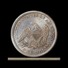 1846-o Seated Liberty Dollar Silver Plated Coin Novelty Coin Modern Restrike Tok