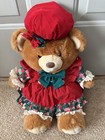 K-mart Vintage 1994 Christmas A Teddy Bear Lane 17  Stuffed Plush Holiday Great