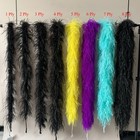 Deluxe 2m Ostrich Feather Boa Shawl 6 Layers U7 Dance Performance Accessory M8