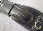 20    50mm Thinline Black Leather Contour Dressage Girth neoprene Bottom clean