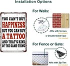 You Can t Buy Happiness But You Can Buy A Tattoo - Rustic Home Decor For Garage