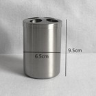 Stainless Steel Toothbrush Stand Toothpaste Holder Makeup Brush Orgnaizer