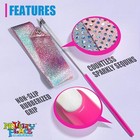 2 Pcs Sparkling Dance Ribbons Streamers  Gymnastics Ribbon Wands Rhythm Sticks
