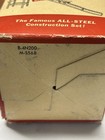 Vintage Original A c  Gilbert No  10161 Erector Set Box Incomplete Set 