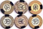 Horseshoe Club Las Vegas Vintage Casino Chip Set Of  1 Chips  6 Chips 