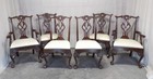 Henredon  rittenhouse Square  Set - Six Mahogany Chippendale Style Dining Chairs