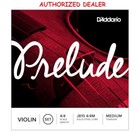 Daddario Prelude Violin Strings Set J810 4 4 M Medium 