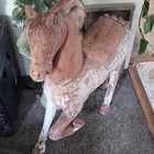 Antique Hand Carved Horse Statue  Carousal 1800-1899 Origin France 