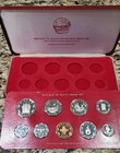 1976 Republic Of Malta Decimal 9-coin Proof Set W  Ogp   Coa - Franklin Mint