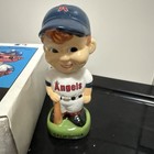 California Angels Bobblehead Bobble Head Nodder With Original Box Rare Blue Cap