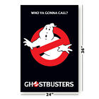 Ghostbusters - Movie Poster  logo   Slimer - Who You Gonna Call    24  X 36  