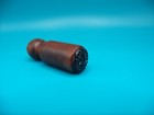 Vintage Glass   Wood 8 Point Star Design Sealing Wax Seal Stamp