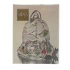 Mikasa Crystal Holiday Bloom Poinsettia Bell 4  Germany New In Box