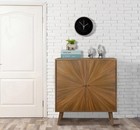 Modern Sideboard Buffet Cabinet With Crafted Door Mid Century Accent Storage