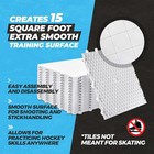     Hockey Flooring Tiles For Training - 15 Pack Of 12 X 12        Hockey Floor Mat   