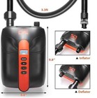 Swonder Paddle Board Pump 20 Psi Sup Electric Air Pump Black tangerine