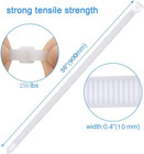 Extra Long Zip Ties 36 Inch White Large Cable Ties Heavy Duty Outdoor Use 250 Lb
