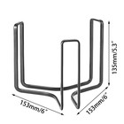 2pcs Dinnerware Bowl Plate Holder Bowl Holders Organizer Fit For 6 5 Inches Diam