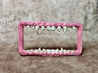 Vampire Teeth License Plate Frame Anime Goth Horror