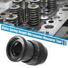 1 Pcs Universal Valve Spring Height Micrometer Measurer Seated Tool Metal Black