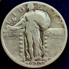 1930 P   1930-s Standing Liberty Silver Quarters Matching Vg  Features Last Year