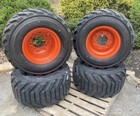4-31x15 5-15 High Floatation Tires wheels- Galaxy Hippo-for Bobcat-15  Wide