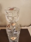 Vintage Seagram s 7 Crown Glass Bottle Decanter With Glass Topper Embossed