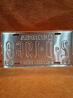 Georgia      2 D 1968 Reproduction  License Plate