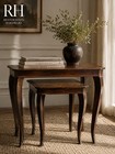 Vintage Italian Florentine Nesting Tables Set 2 Hollywood Regency Cherub