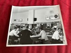 1960s Coca-cola Club Sandwich Restaurant Sign   Clock Original Photo