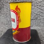 Mexico Tijuana Beer Can Flat Top Cerveza Superior Vintage 40s Yellow Red