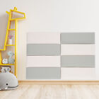 Soft Wall Padding Pack Of 8 - Self-adhesive Safety Panels For Kids