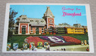Vintage Disneyland Souvenir Accordion Postcard Booklet - 1960s Pink Cover
