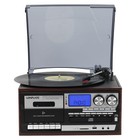 All In One Vintage 3 Speed Vinyl Record Player With Built-in Speakers bluetoo   