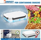 Chilled Portable Snackle Box Container With Reusable Standard  Polar White 