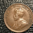 Vg fine 1929 Canada Small One 1 Cent Coin-mar335