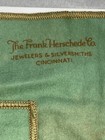Vintage Anti-tarnish Cloth Flatware Roll Silver Sterling Herschede 12 Pockets