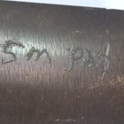 Brass Padlock Engraved Sm Pad On 1 Side   Shepard Opposite W Corbin Key