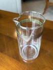 Vintage Glass Cocktail   Martini Pitcher