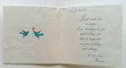 Bluebird Nest In The Roses Glitter Hallmark Vintage Birthday Greeting Card  b30