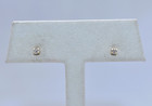 0 05 Ct Lab-grown Round Diamond 14 K Yellow Gold Baby Stud Earrings 2 4 Mm
