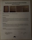 Jerry Koosman Personal Collection  1976 20th Victory Official Game Scorecard Lop