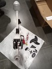 Aquos Haswing White 12v 55lbs 26  Transom Trolling Motor With Remote Control