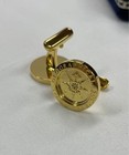 Good Condition   royal Geographical Society Gold Cufflinks