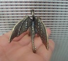 Vintage Style Solid Brass Flying Dragon Statue Sculpture