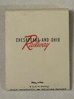 Chessie The Cat Full Matchbook Chesapeake And Ohio Railway Railroad Vintage