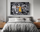Kobe Bryant Legend Last Stage Basketball Painting Canvas Print Art Decor Wall