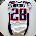 Vtg New England Patriots Game Jersey Steve Gregory Team Issued Nike Syracuse Coa