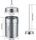 2 Pack Tea Infuser For Loose Tea  Extra Fine Mesh Tea Strainers Teapot Cups