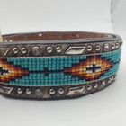 Ariat Western Belt Girls Unisex 24 Native Beaded Cow Hair Leather A1302602 29 5 